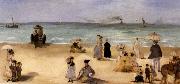 Edgar Degas Beach Scene oil painting artist
